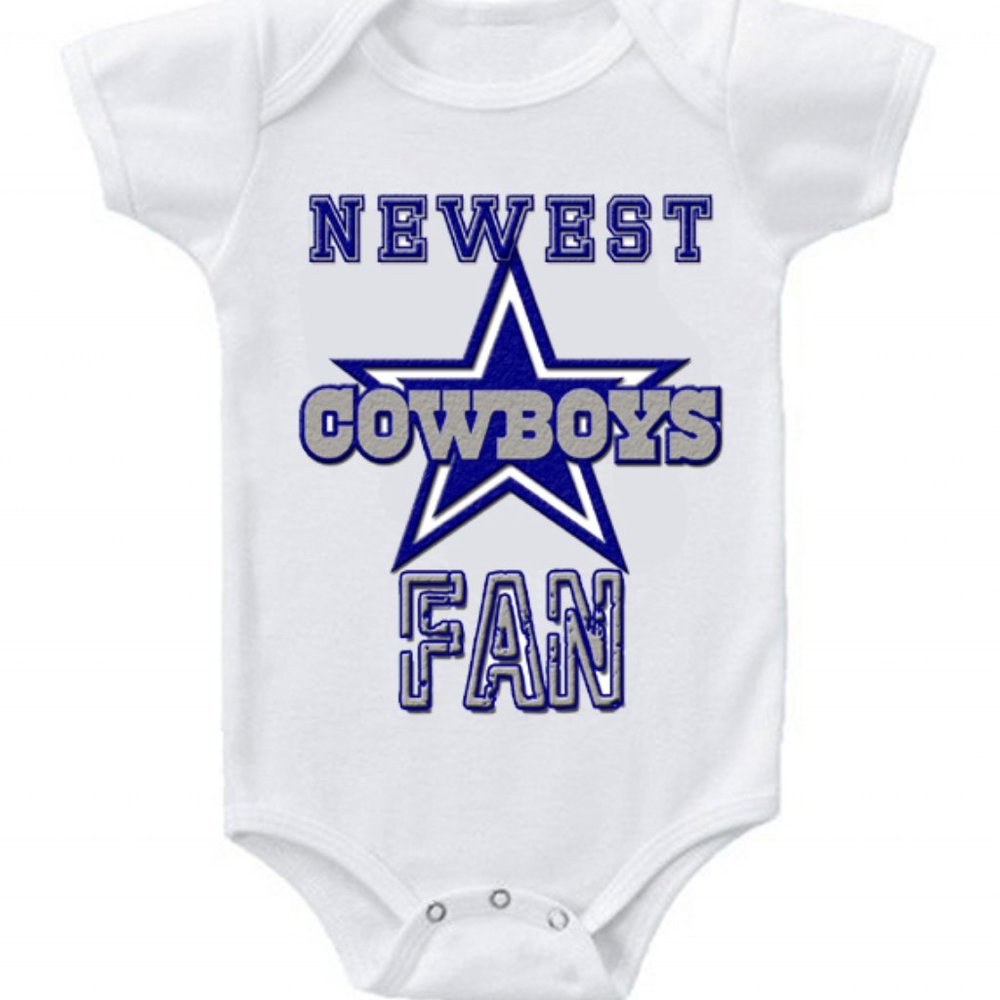New Cute Baby One Piece Football Dallas Cowboys